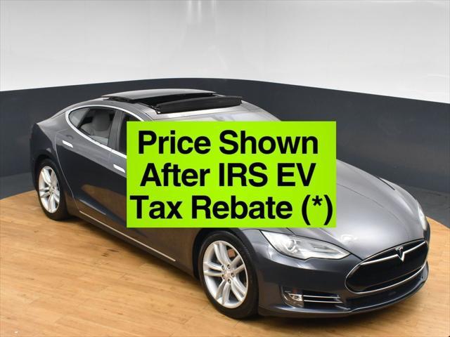 used 2015 Tesla Model S car, priced at $15,699