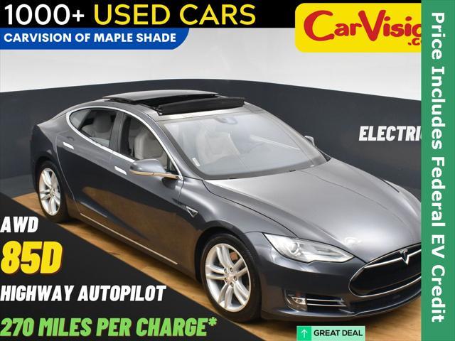 used 2015 Tesla Model S car, priced at $16,999