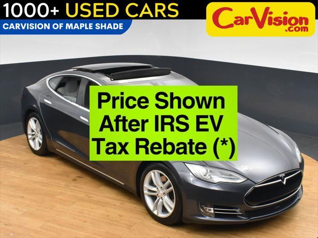 used 2015 Tesla Model S car, priced at $14,999