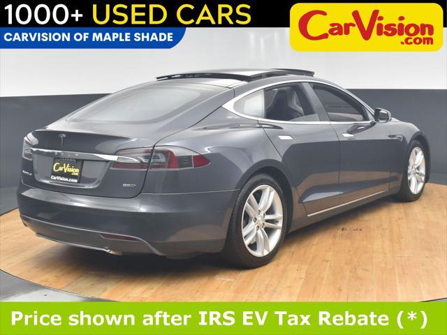 used 2015 Tesla Model S car, priced at $14,999