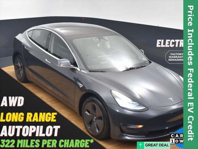 used 2020 Tesla Model 3 car, priced at $18,999