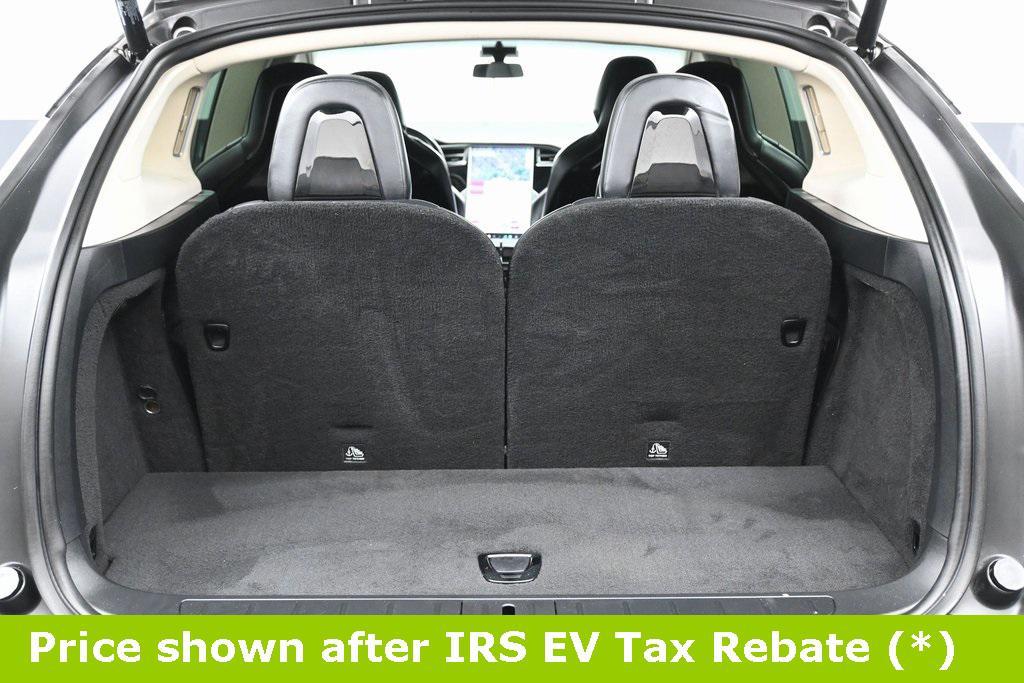 used 2016 Tesla Model X car, priced at $18,499