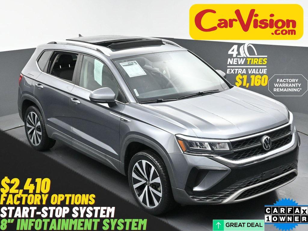 used 2022 Volkswagen Taos car, priced at $17,999