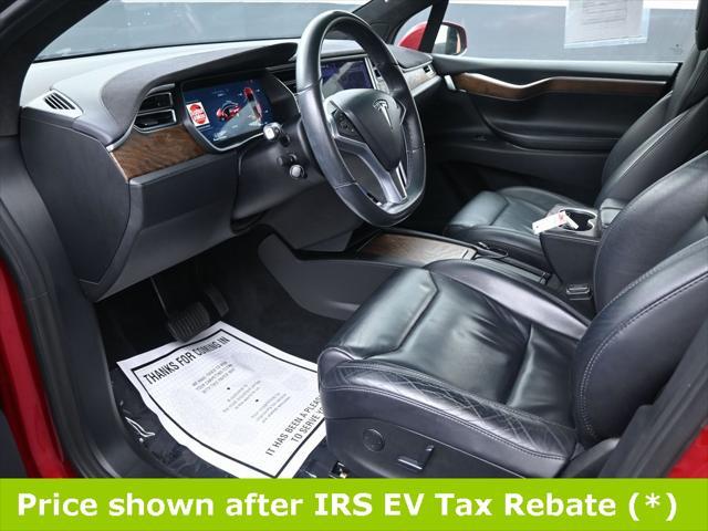 used 2017 Tesla Model X car, priced at $19,999