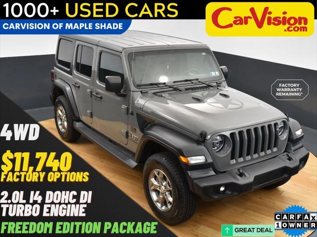 used 2020 Jeep Wrangler Unlimited car, priced at $25,499