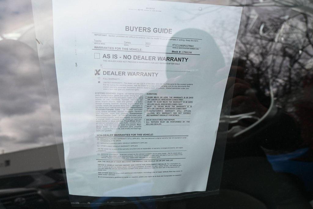 used 2023 Toyota Camry car, priced at $24,499