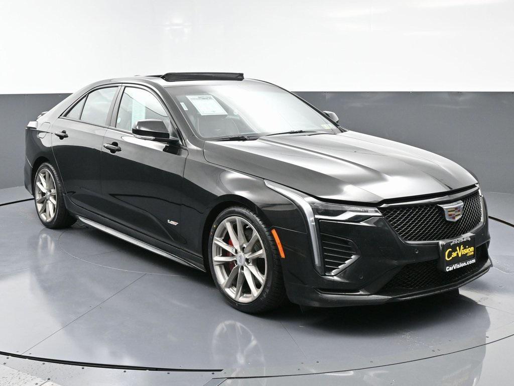 used 2023 Cadillac CT4-V car, priced at $32,299