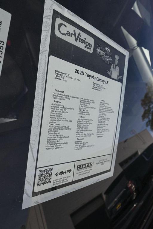 used 2025 Toyota Camry car, priced at $25,499