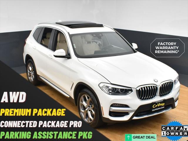 used 2021 BMW X3 car, priced at $27,999