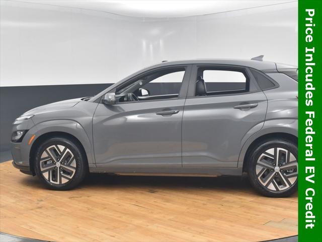 used 2022 Hyundai Kona EV car, priced at $17,499