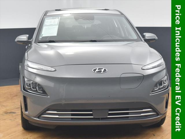 used 2022 Hyundai Kona EV car, priced at $17,499