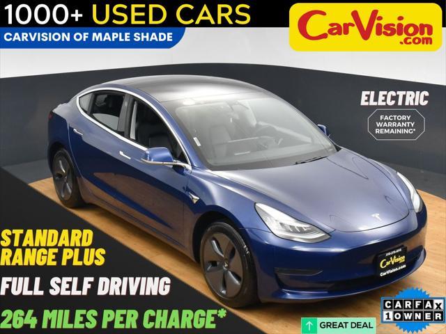 used 2019 Tesla Model 3 car, priced at $18,499