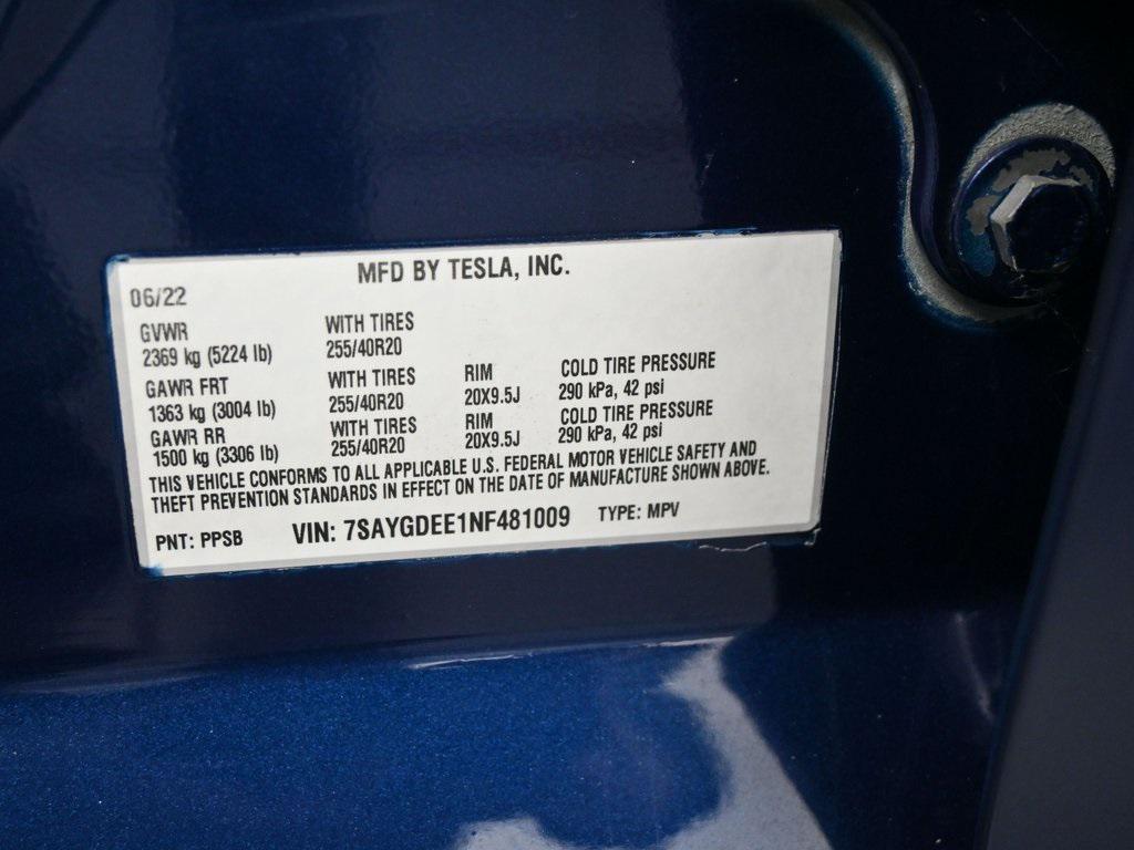 used 2022 Tesla Model Y car, priced at $21,999