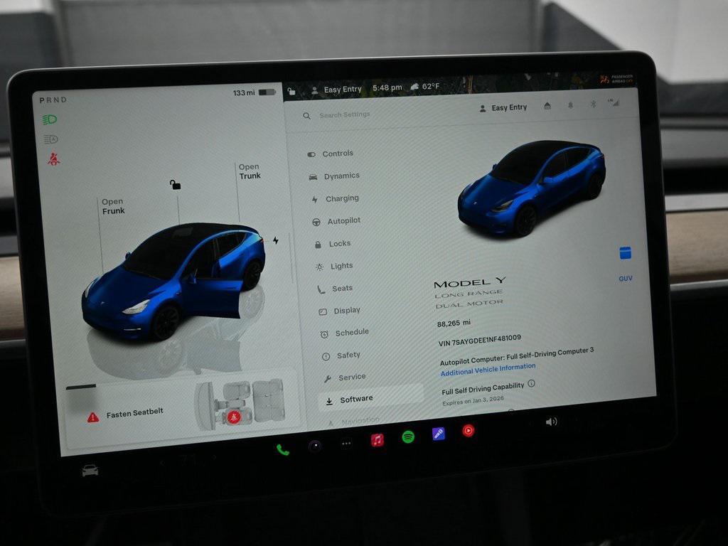 used 2022 Tesla Model Y car, priced at $21,999
