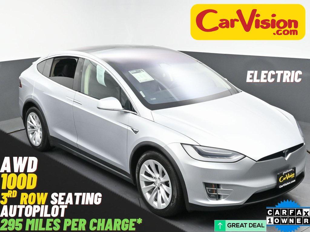 used 2017 Tesla Model X car, priced at $22,999