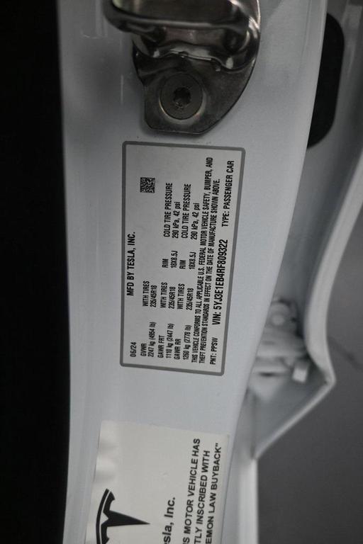 used 2024 Tesla Model 3 car, priced at $32,998