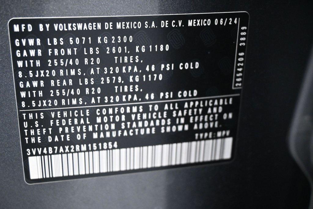 used 2024 Volkswagen Tiguan car, priced at $27,999