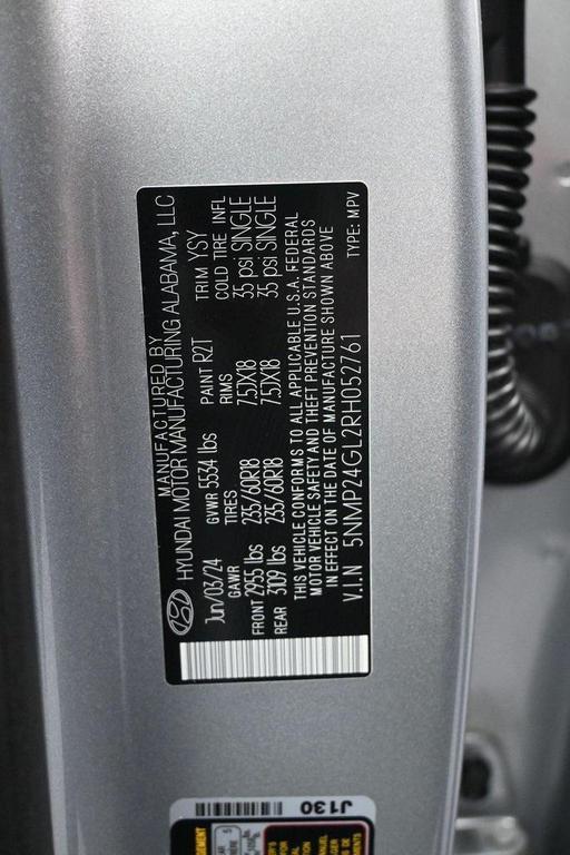 used 2024 Hyundai Santa Fe car, priced at $24,999