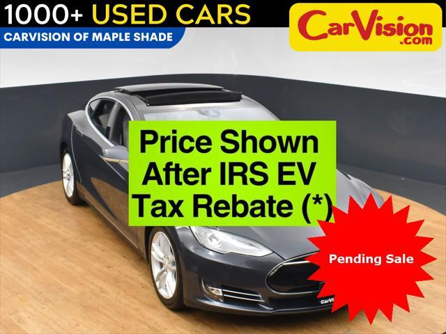 used 2015 Tesla Model S car, priced at $14,999