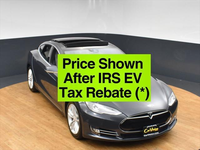 used 2015 Tesla Model S car, priced at $14,499