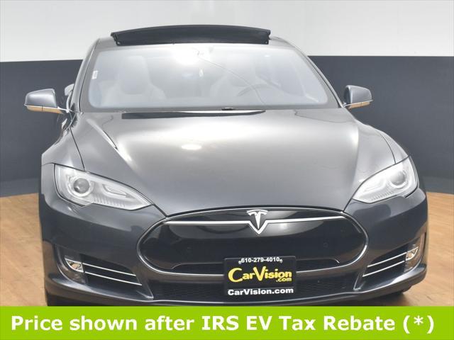 used 2015 Tesla Model S car, priced at $14,499