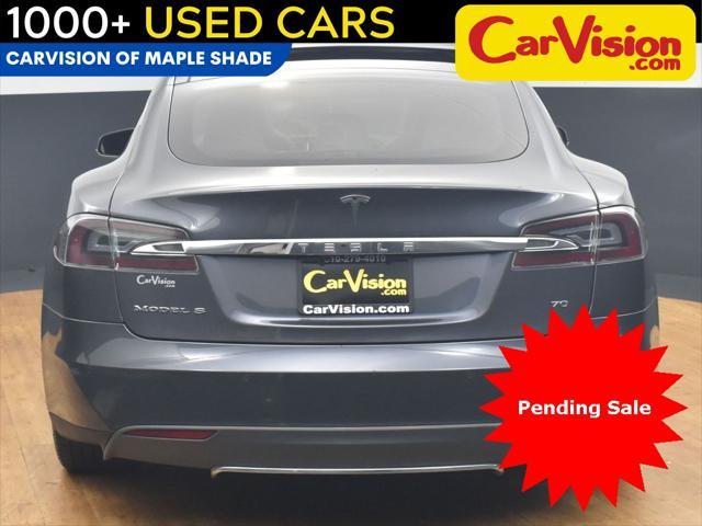 used 2015 Tesla Model S car, priced at $14,999