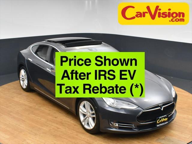 used 2015 Tesla Model S car, priced at $14,499