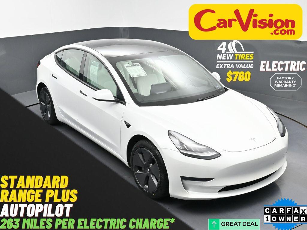 used 2021 Tesla Model 3 car, priced at $18,999