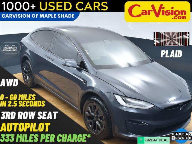 used 2022 Tesla Model X car, priced at $56,999