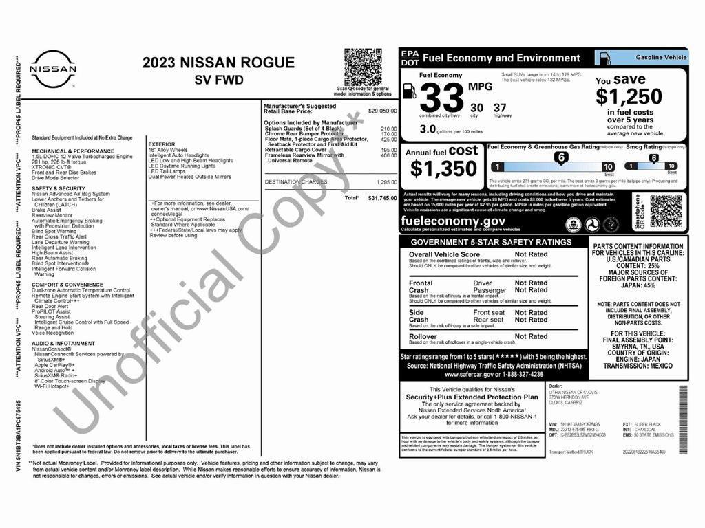 used 2023 Nissan Rogue car, priced at $17,998