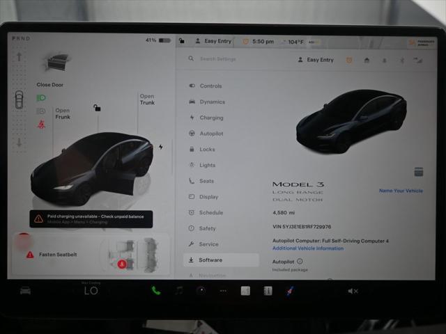 used 2024 Tesla Model 3 car, priced at $33,999