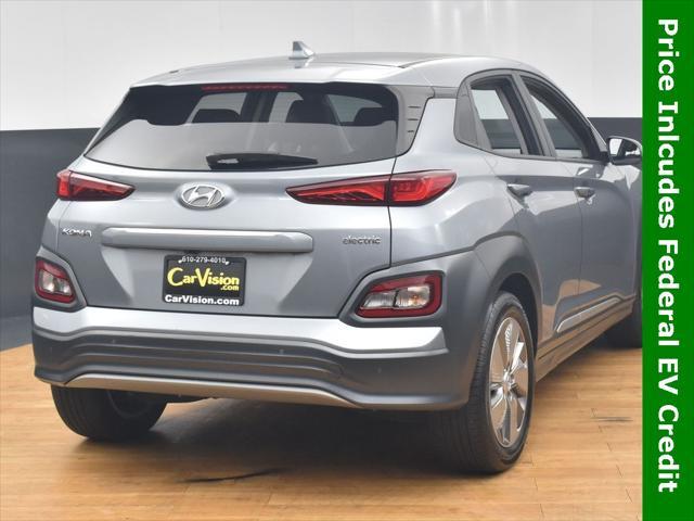 used 2021 Hyundai Kona EV car, priced at $15,999