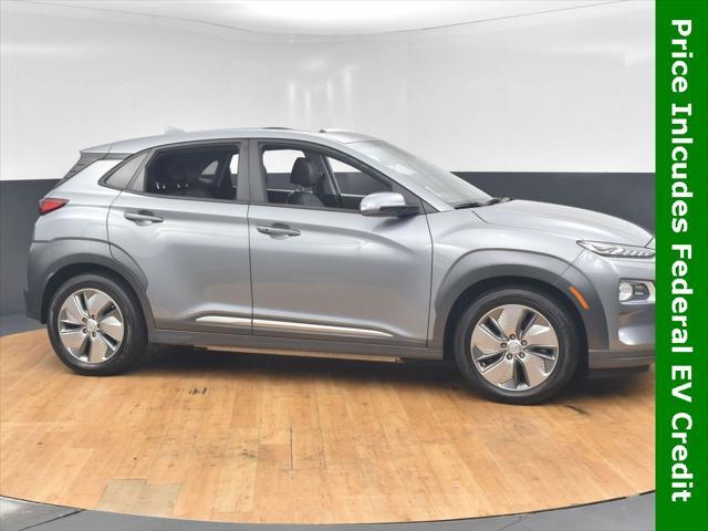 used 2021 Hyundai Kona EV car, priced at $15,999