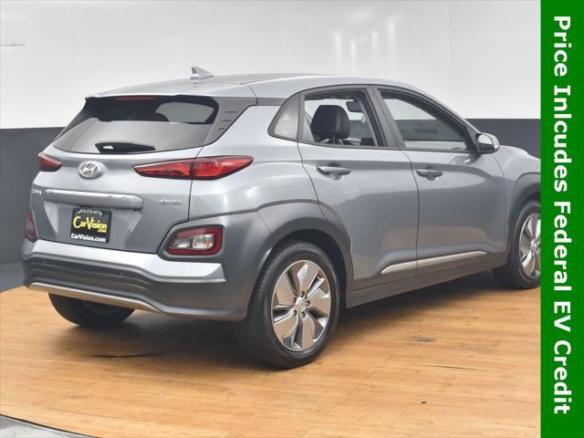 used 2021 Hyundai Kona EV car, priced at $15,999