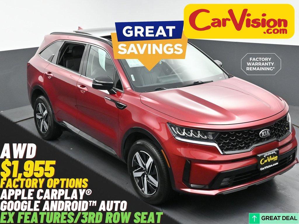 used 2021 Kia Sorento car, priced at $18,999