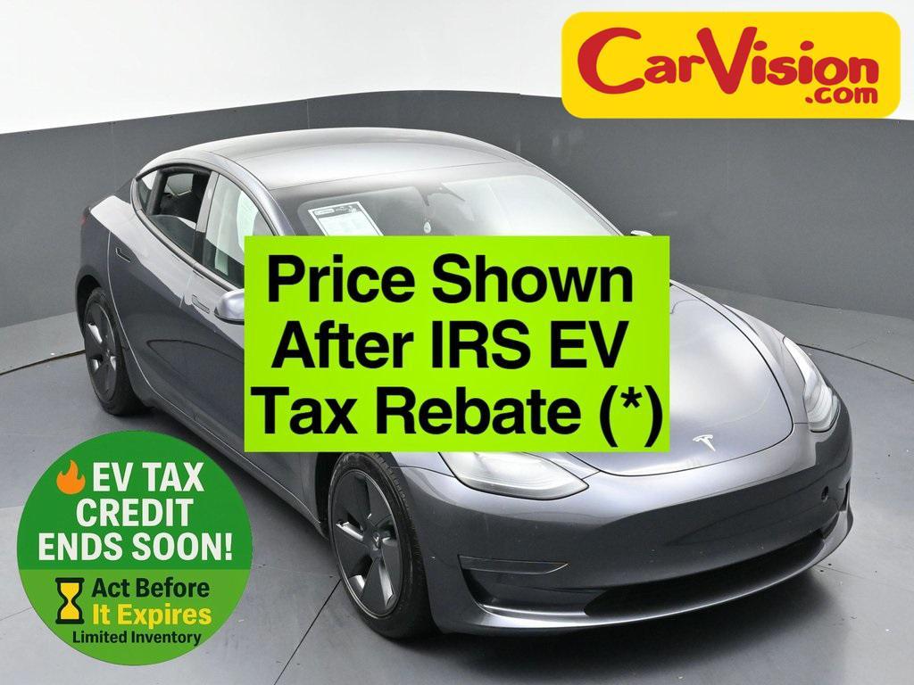 used 2023 Tesla Model 3 car, priced at $19,999