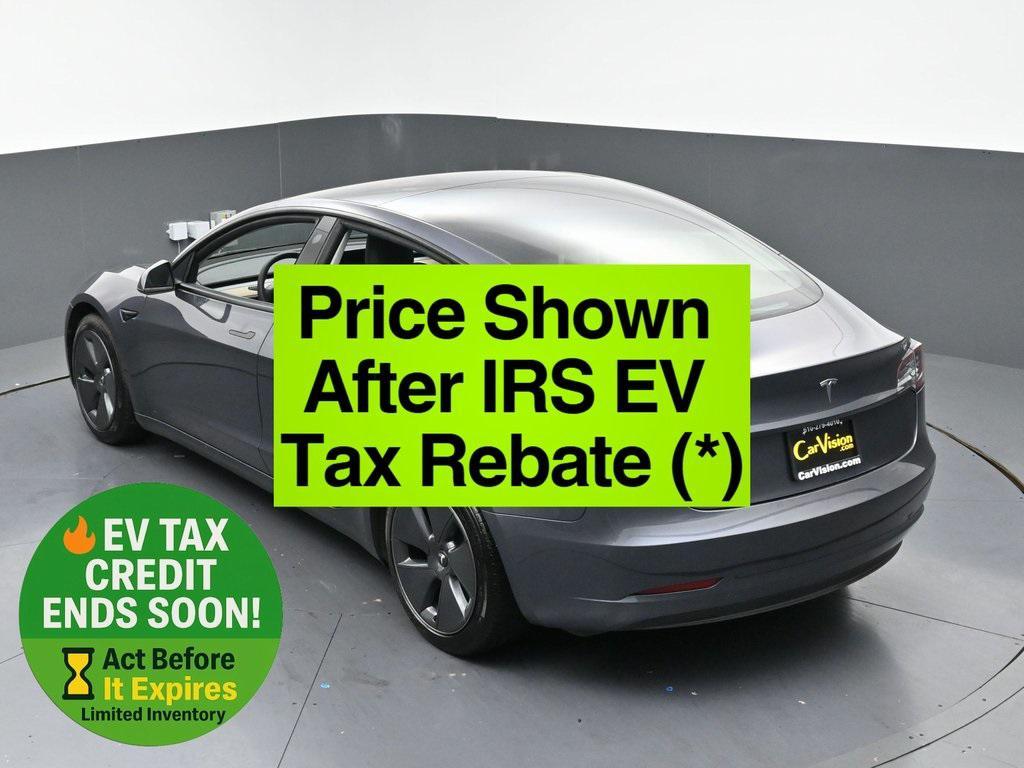 used 2023 Tesla Model 3 car, priced at $19,999