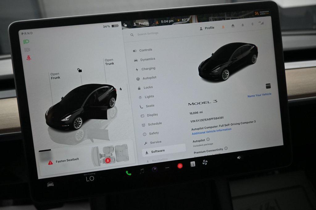 used 2023 Tesla Model 3 car, priced at $21,999