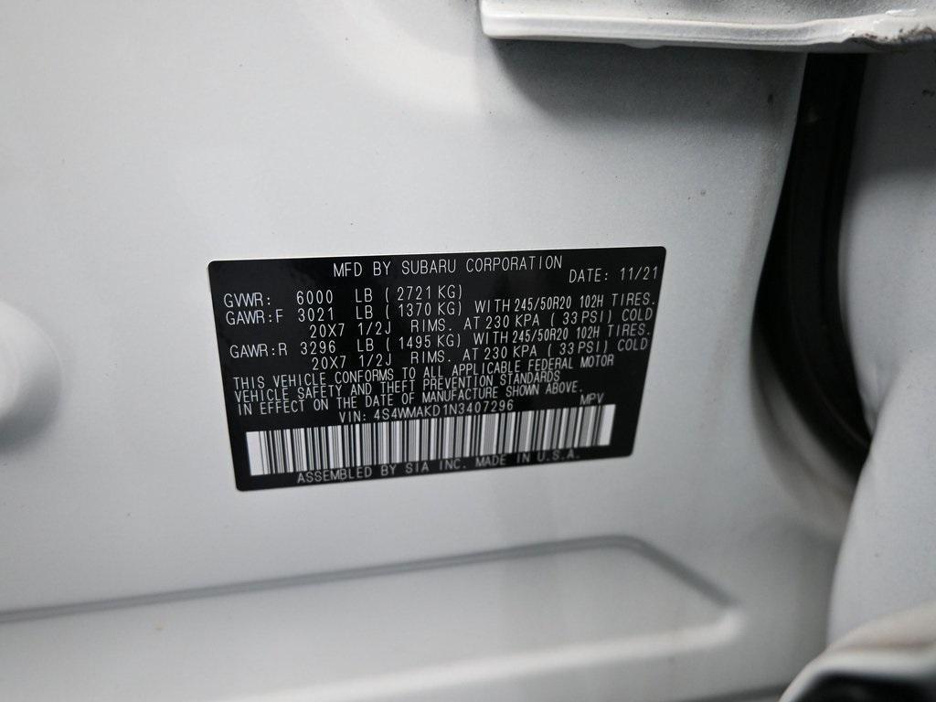 used 2022 Subaru Ascent car, priced at $24,499