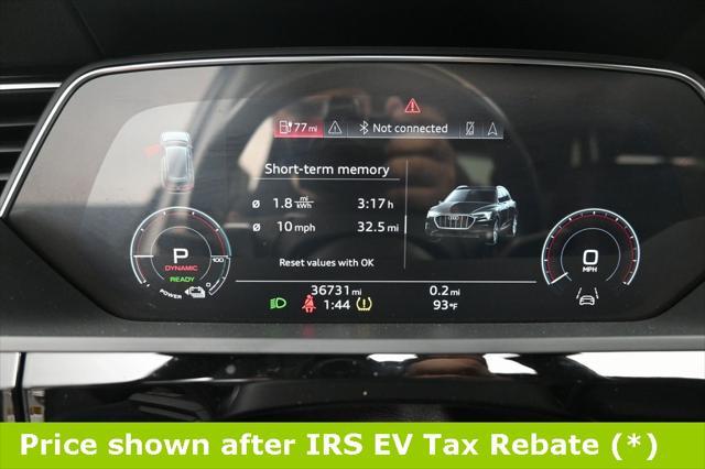 used 2021 Audi e-tron car, priced at $19,999