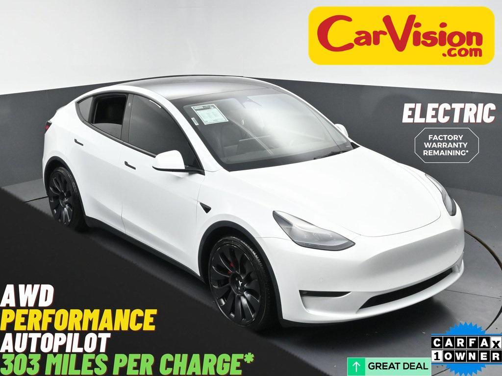 used 2022 Tesla Model Y car, priced at $27,498
