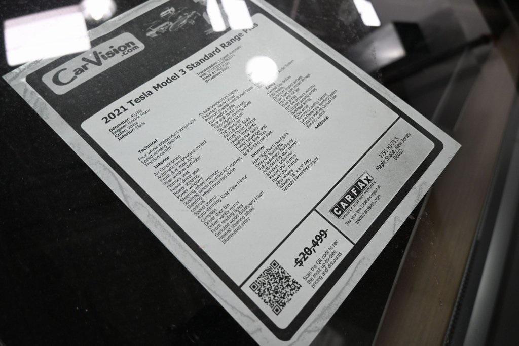 used 2021 Tesla Model 3 car, priced at $20,499