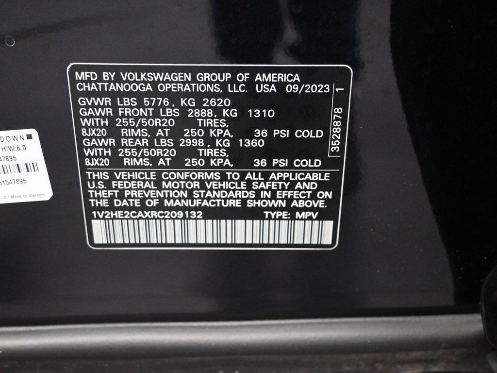 used 2024 Volkswagen Atlas Cross Sport car, priced at $30,498