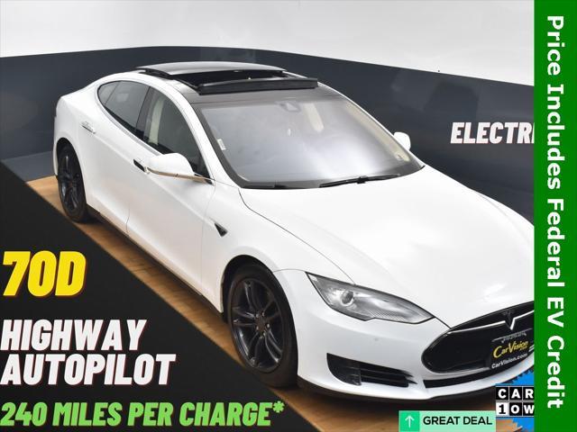 used 2015 Tesla Model S car, priced at $14,999