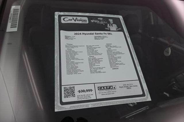 used 2024 Hyundai Santa Fe car, priced at $26,999