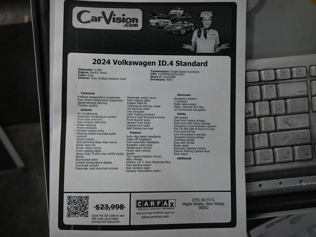 used 2024 Volkswagen ID.4 car, priced at $17,998