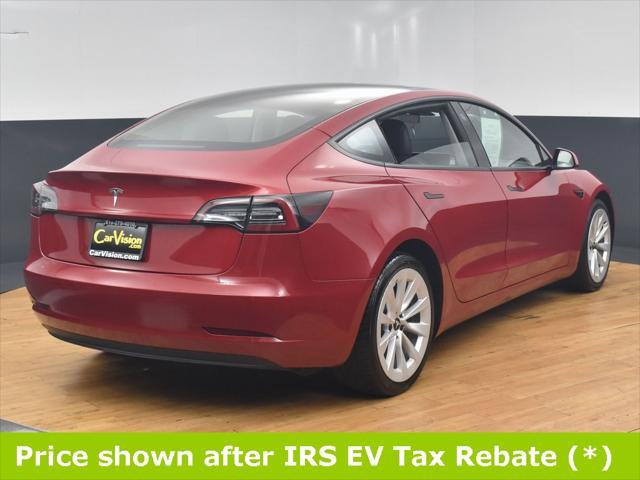 used 2023 Tesla Model 3 car, priced at $18,999