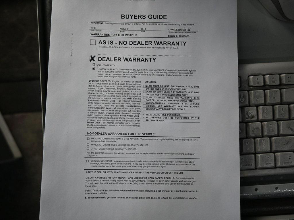 used 2019 Tesla Model X car, priced at $24,999