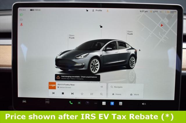 used 2022 Tesla Model 3 car, priced at $15,999