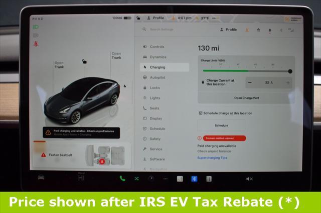 used 2022 Tesla Model 3 car, priced at $15,999